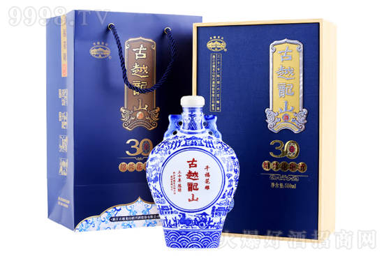 14°古越龍山千福庫(kù)藏三十年黃酒500ml價(jià)格，多少錢(qián)？